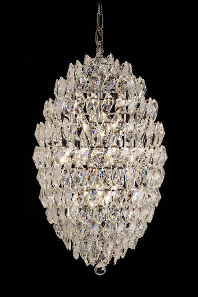 1922 Crystal Pendant Light 18" 16 Light - Asfour Crystal Chandelier [1922-18"x30"-3"-262]