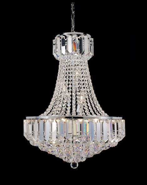 103 Crystal Pendant Light 20in 12 Light - Asfour Crystal Chandelier [103-20"-40mm-TR-58]