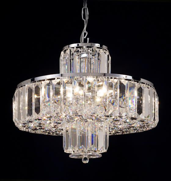 683 Crystal Pendant Light - 18" 8 Light - Asfour Crystal Chandelier [683-18"-610-4"-68]