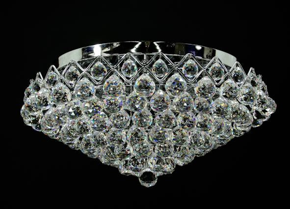 5978 Crystal Flush Mount Light - 20" 8 Light - Asfour Crystal [C-5978-20"-40mm]