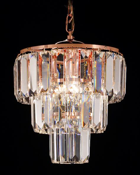 47 Crystal Pendant Light - 10.5" 4 Light - Asfour Crystal Chandelier [S-47-10.5"-610-48-3LAYERS]