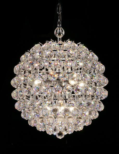 5342 Crystal Pendant Light - 18" 12 Light - Asfour Crystal Chandelier [S-5342-18"-740-40mm]