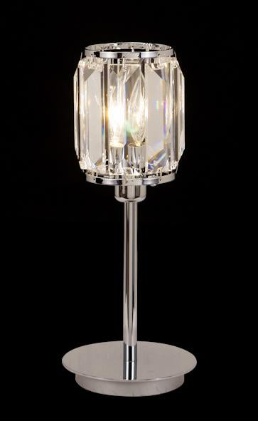 038 Crystal Table Lamp - 4" 1 Light - Asfour Crystal Penlogue Coffin Stone [T-038-1L-610-4-8]
