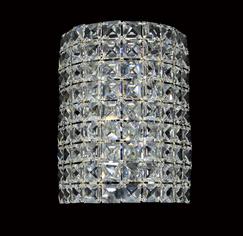 22 Crystal Wall Light - 7" 2 Light - Asfour Crystal [W-22-2L-22mm-90]
